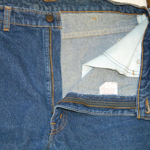 2 for/$50 Levi's Vintage 619 Orange Tag Straight Leg Siez 38 x 32 - Picture 5 of 13